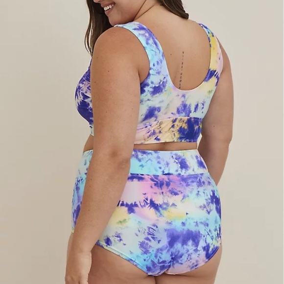 Torrid HIGH WAIST WRAP RISE SWIM BOTTOM size 4X - Picture 3 of 5